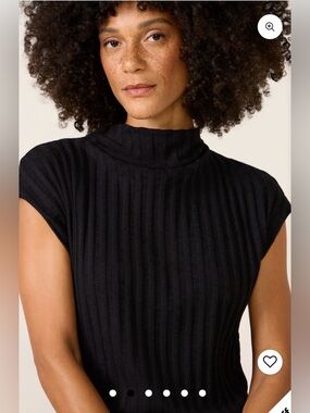 Michael Stars “Nara” sleeveless mock neck top